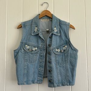 Great Land Denim Vest Size Medium